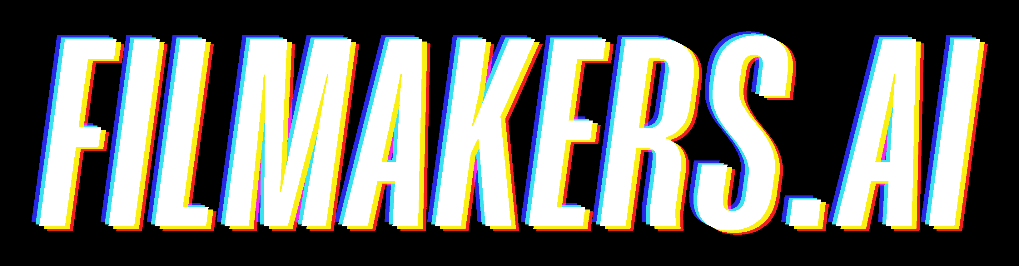 FILMAKERS.AI auf Schwarz