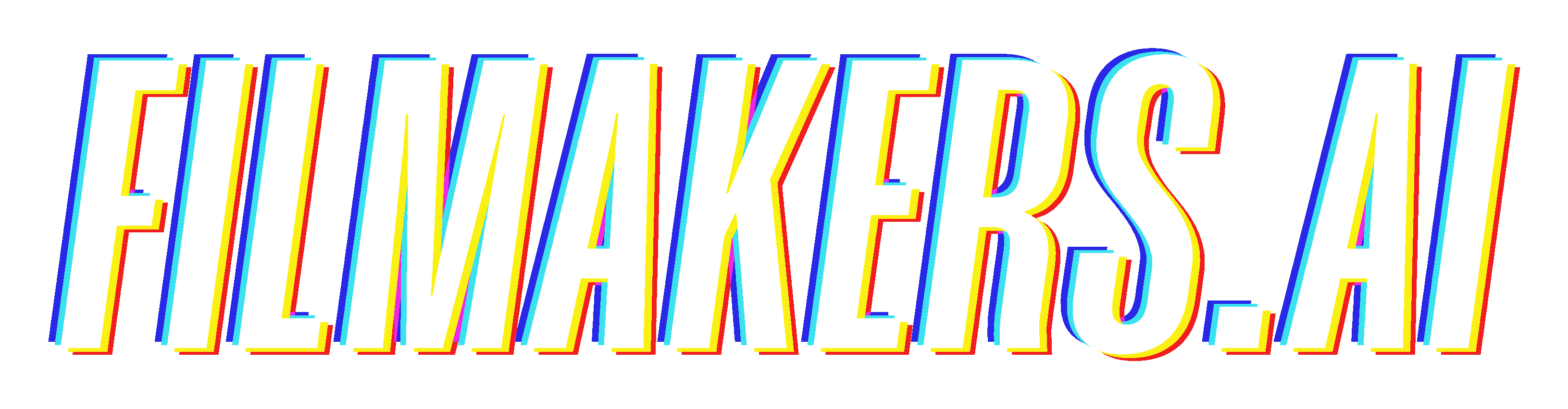 FILMAKERS.AI, helle Schrift, transparent